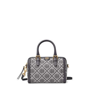 TORY BURCH T MONOGRAM 迷你提花酒桶包_免税价格_亿点免税