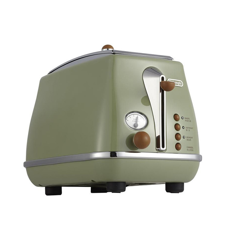 De Longhi 德龙 CTO2003.VGR  多士炉（橄榄绿）_免税价格_亿点免税