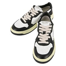 AUTRY AUTRY #WHT/BLACK / MEDALIST LOW WOMAN SNEKERS_女士_38