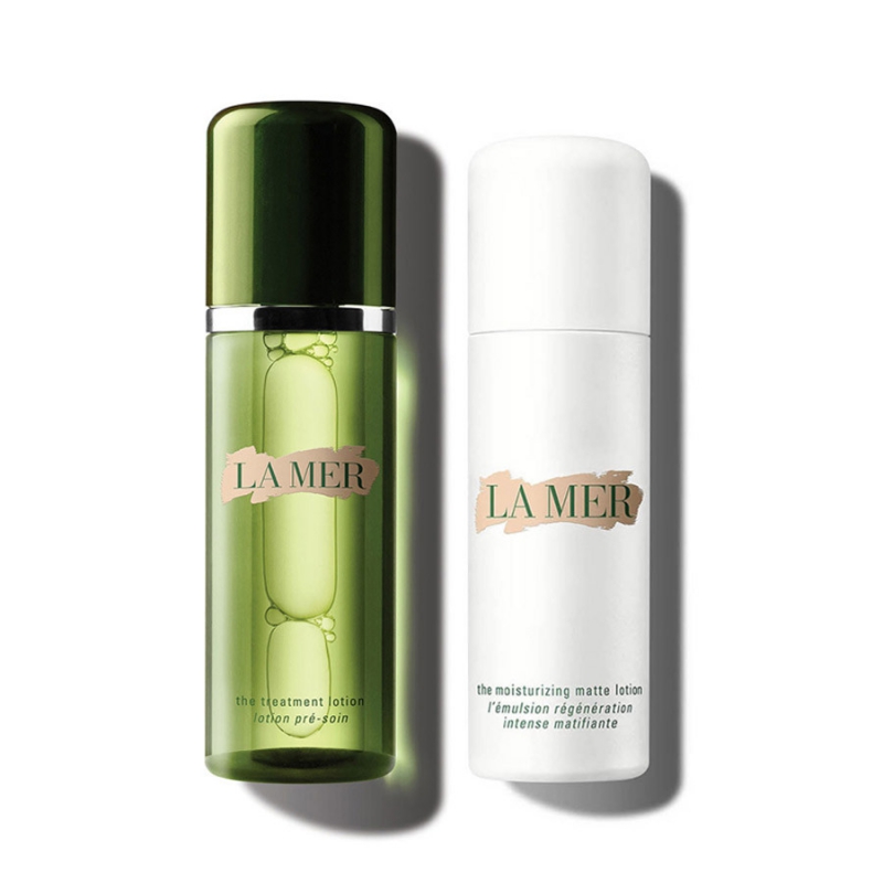 【组合商品】La Mer 海蓝之谜修护精萃水 150ml+精华乳液-清爽哑光 50ml_免税价格_亿点免税