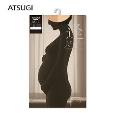 ATSUGI  #NUDE BEIGE/M~L/ 立体条纹孕妇内裤型丝袜 30D_免税价格_亿点免税