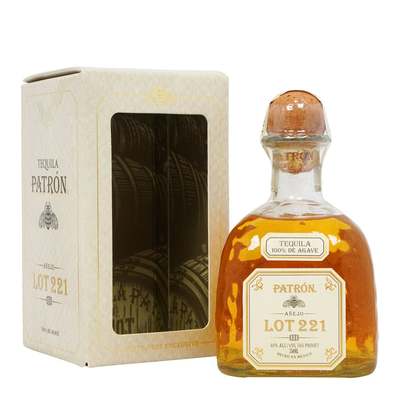 Patron 培恩珍藏金樽LOT 221龙舌兰 750毫升 Patron Anejo LOT 221 750ml_免税价格_亿点免税