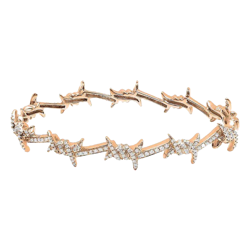 Djula茱蕊18K玫瑰金钻石手镯AM01127BG-RG