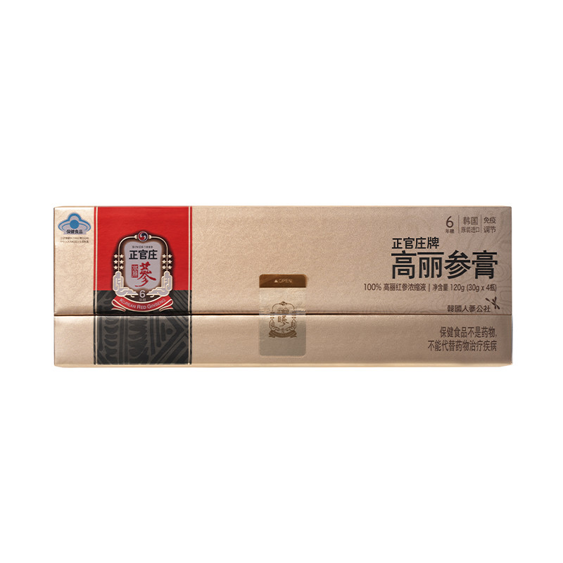 正官庄牌高丽参膏30g* 4瓶_免税价格_免税课代表