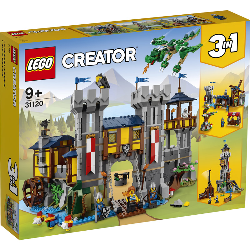 LEGO 乐高中世纪城堡拼插玩具