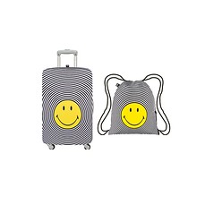 LOQI LOQI #Spiral / 行李箱外罩+双肩包套装_免税价格_亿点免税