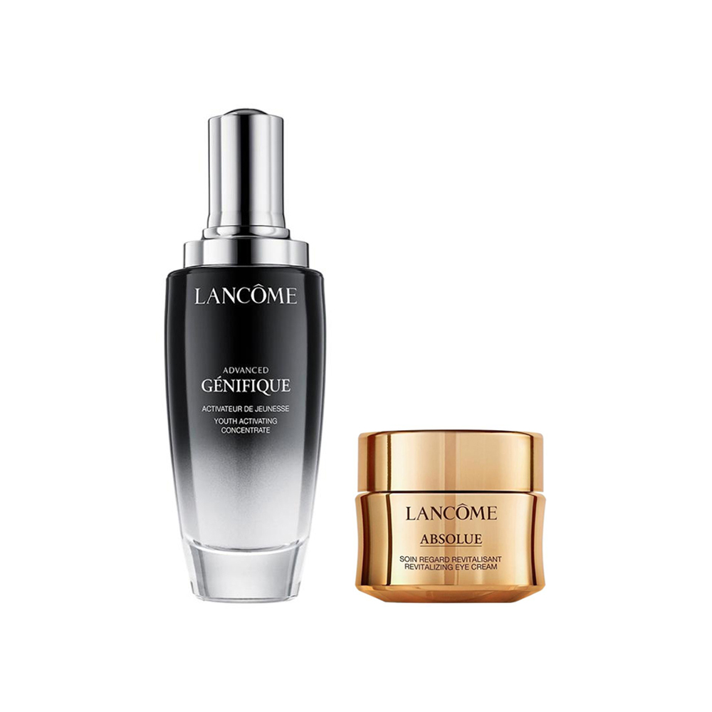 LANCOME 兰蔻 全新二代小黑瓶精华肌底液 100ml+ 菁纯臻颜焕亮眼霜 20ml