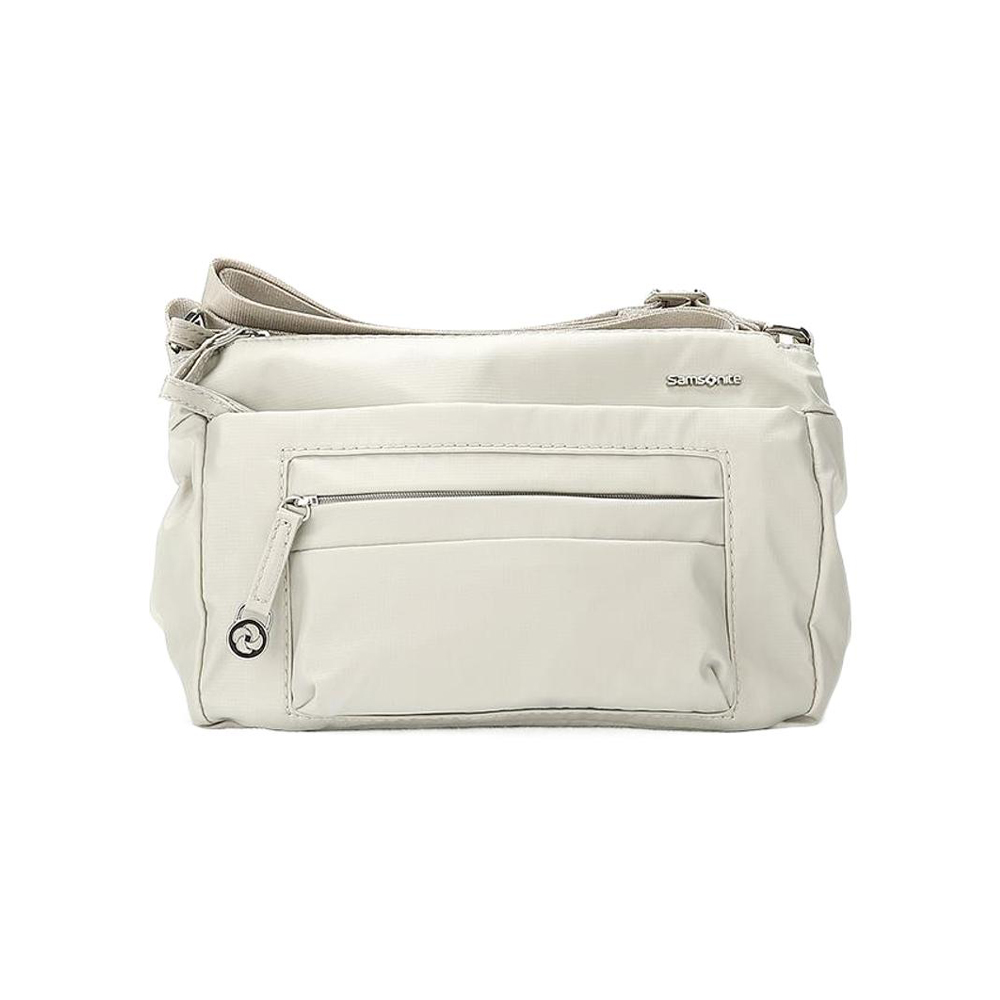 SAMSONITE 新秀丽 HORIZ.SHOULDER BAG S LIGHT GREY男包 浅灰色