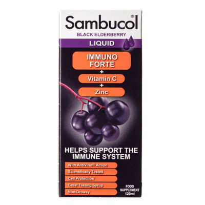 Sambucol Immuno Forte (UK Version), 120 ml._免税价格_亿点免税