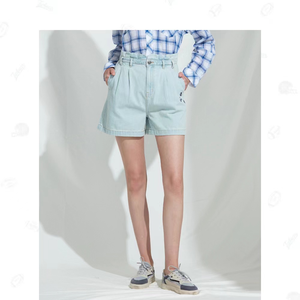TeenieWeenie小熊牛仔短裤女夏季 颜色:蓝色;尺码:M_免税价格_亿点免税