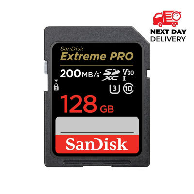 SanDisk Extreme Pro SDXC, SDXXD, V30, U3, C10, UHS-I, 200MB/s R, 90MB/s W128GB_免税价格_亿点免税