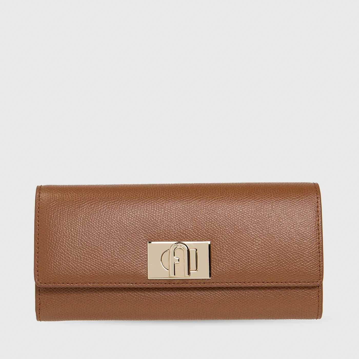 FURLA SS23 1927 Chain Wallet - Cognac_免税价格_亿点免税