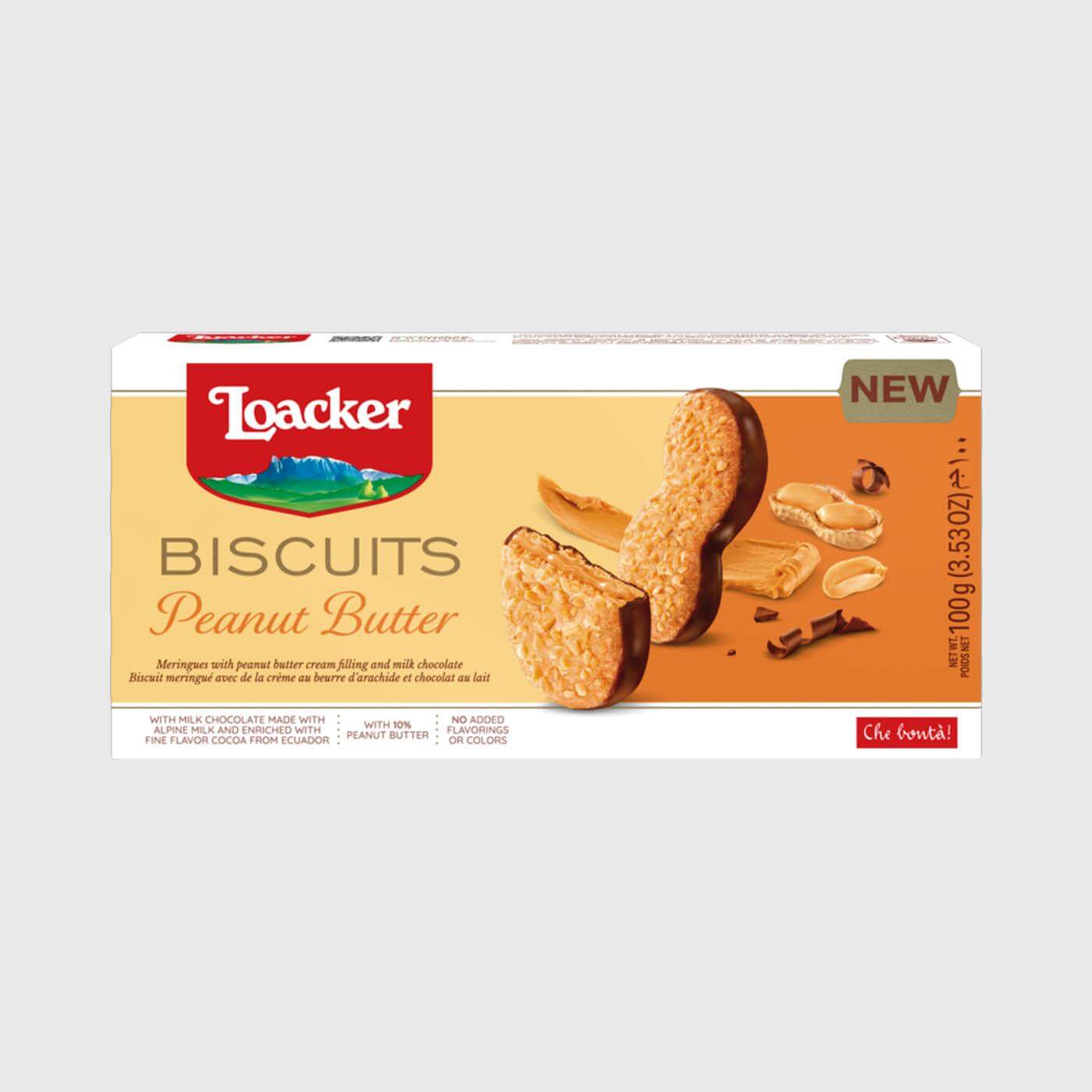 LOACKER Peanut Butter Biscuits 100g_免税价格_亿点免税