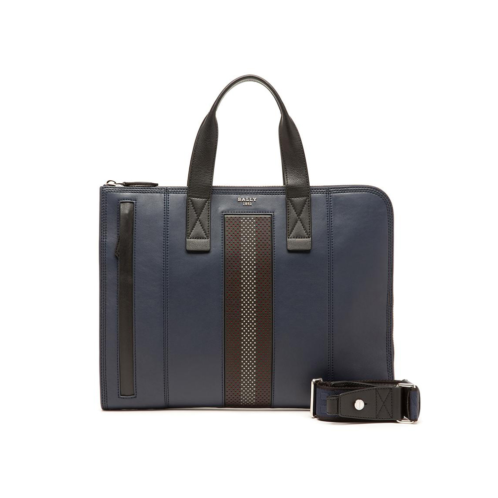 BALLY 巴利 男士公文包 海军蓝