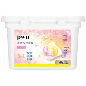 PWU朴物大美香氛洗衣凝珠（珞珈樱花） 8g*30颗/盒_免税价格_亿点免税