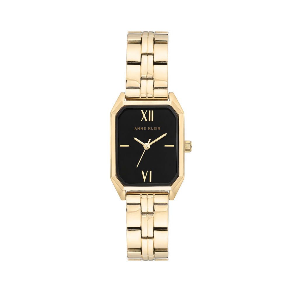 Anne Klein 安娜克莱恩 金属表带腕表 金色 24mm x 35mm_免税价格_亿点免税