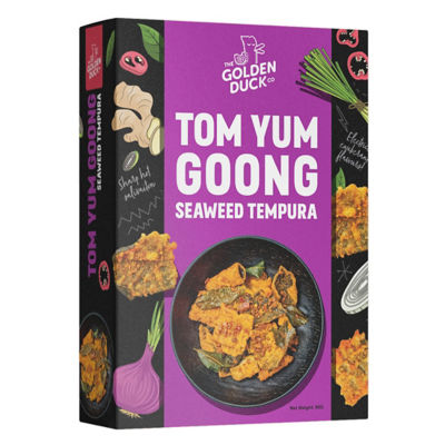 THE GOLDEN DUCK SINGAPORE TOM YUM SEAWEED TEMPURA 90G - halal certified_免税价格_亿点免税