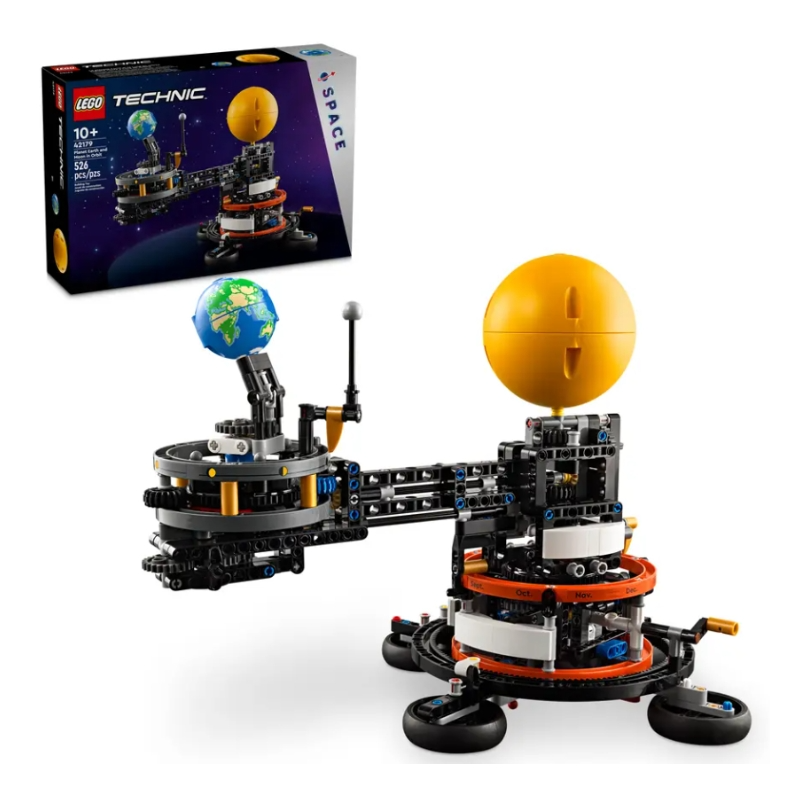 LEGO乐高地球和月亮轨道运转模型拼插玩具42179_免税价格_亿点免税