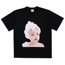 ACME DE LA VIE ACME DE LA VIE #BLACK / BABY FACE SHORT SLEEVE T-SHIRT  BUBBLE 短袖T恤 / 2_免税价格_亿点免税