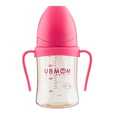 UBMOM/ #粉色/ 吸管杯 200ML (6个月以上)