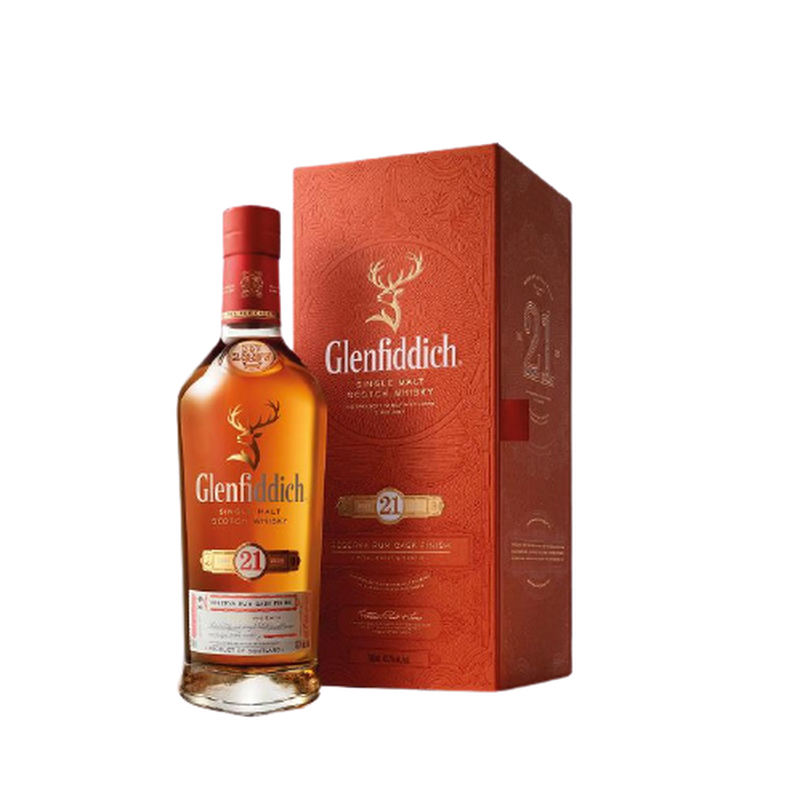 Glenfiddich 格兰菲迪 21年单一麦芽威士忌 700毫升 | Glenfiddich 21YO Scotch Single Malt Whisky 700ml_免税价格_亿点免税