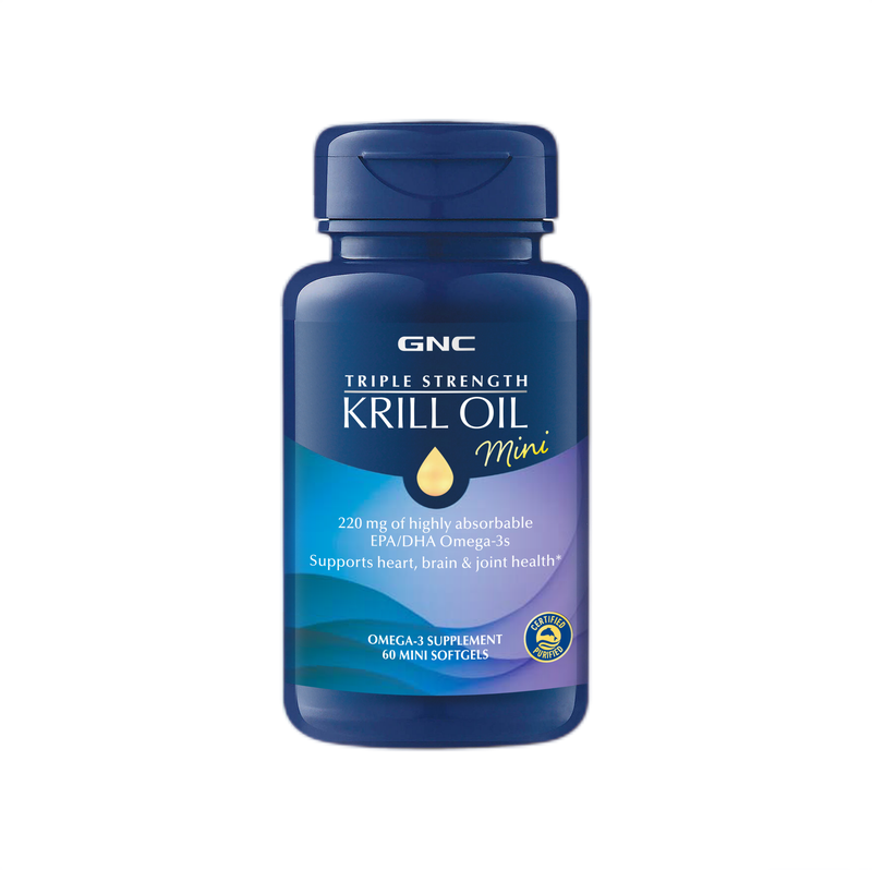 GNC 健安喜三倍磷虾油迷你软胶囊60粒_免税价格_亿点免税