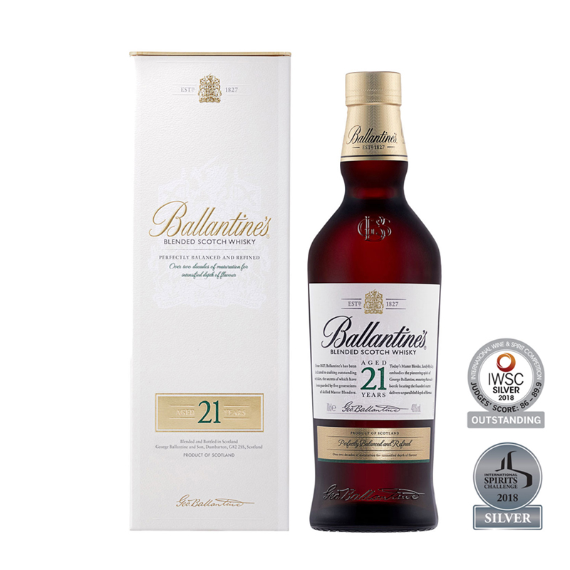 百龄坛21年苏格兰威士忌40%vol 700ml