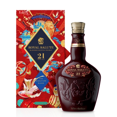 皇家礼炮21年苏格兰威士忌2023新年限量版 750ml_免税价格_亿点免税