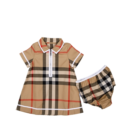 BURBERRY KIDS 婴儿连衣裙8050076-18M_免税价格_免税课代表