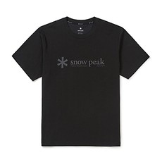 SNOW PEAK SNOW PEAK #BLACK/COOLING LOGO 短袖_90_免税价格_亿点免税