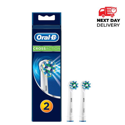 Oral B CrossAction Brush Head EB 50-2 Refills - 2 unitsWhite_免税价格_亿点免税