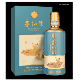 茅仙酒饮中八仙天青色款-崔宗之 酱香型 500ml 53度_免税价格_亿点免税