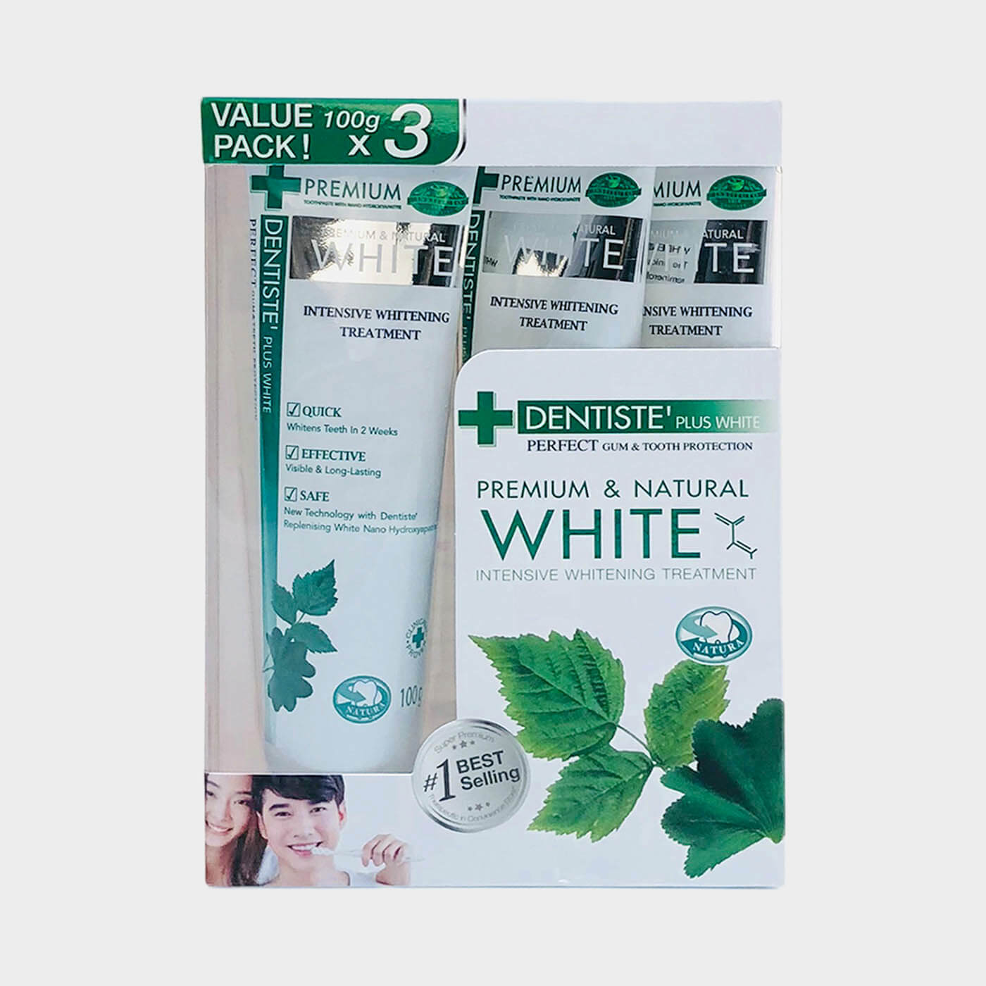 DENTISTE至臻美白牙膏100g*3_免税价格_亿点免税