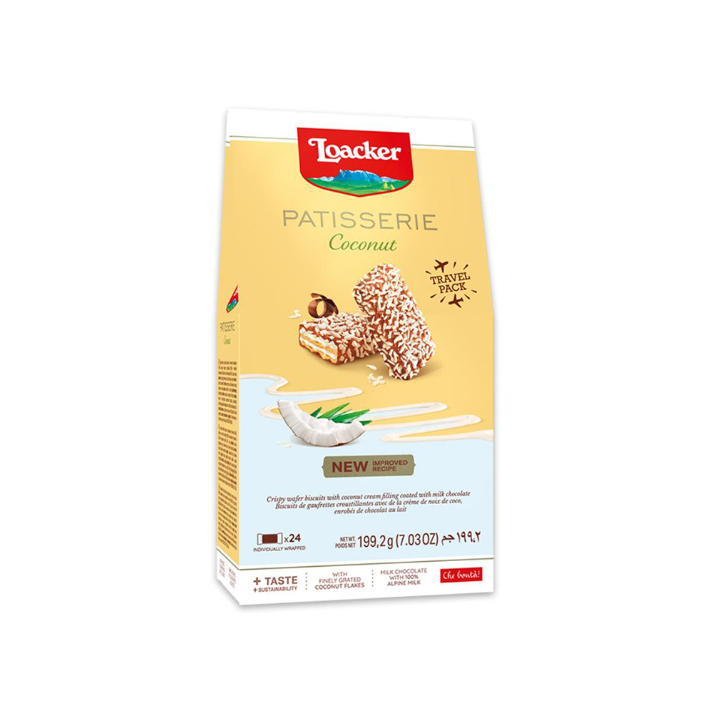莱家 椰子味甜威化饼 袋装_免税价格_亿点免税