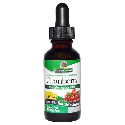 Nature's Answer Cranberry Extract (Alcohol Free), 30 ml._免税价格_亿点免税