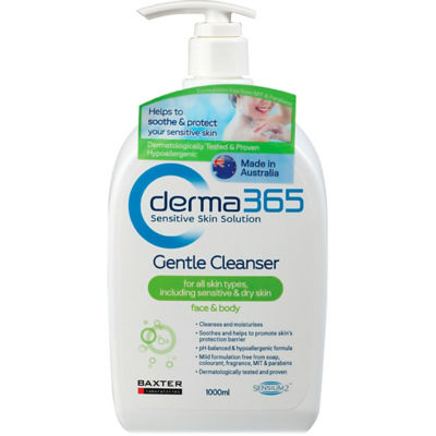 Derma 365成人温和洁面乳1000ml_免税价格_亿点免税