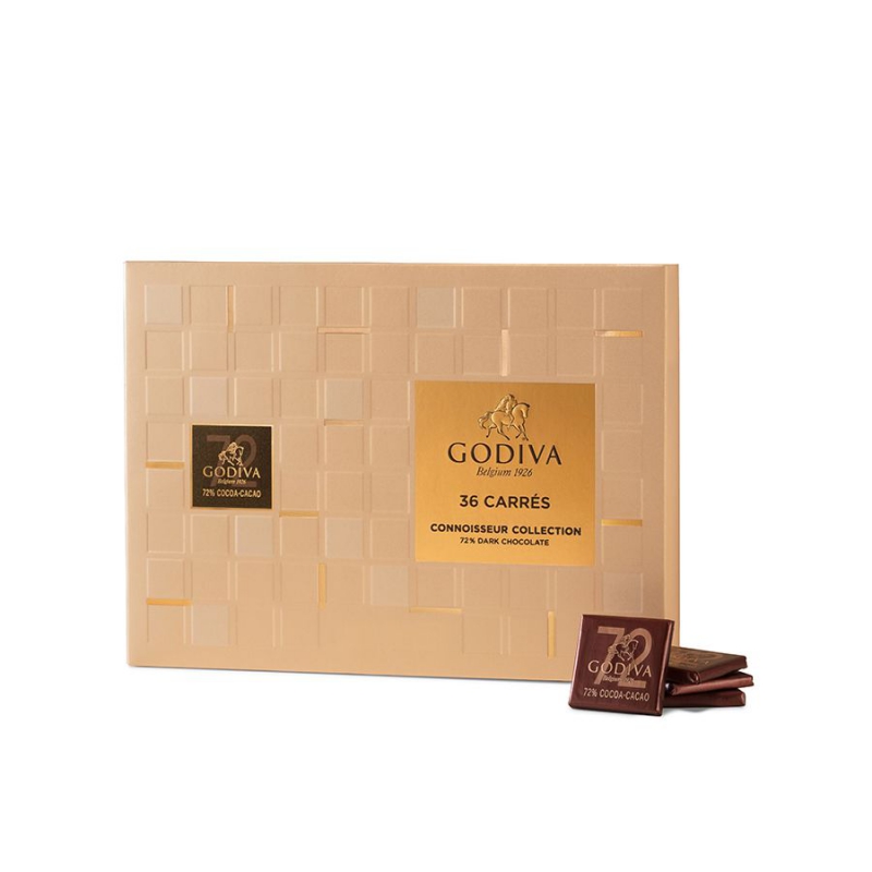 Godiva 歌帝梵片装黑巧克力礼盒(72%）_免税价格_亿点免税