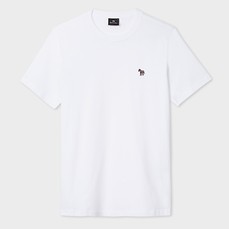 Paul Smith #WHITE / PAUL SMITH 斑马刺绣标志短袖T恤 (合身款) M_免税价格_亿点免税