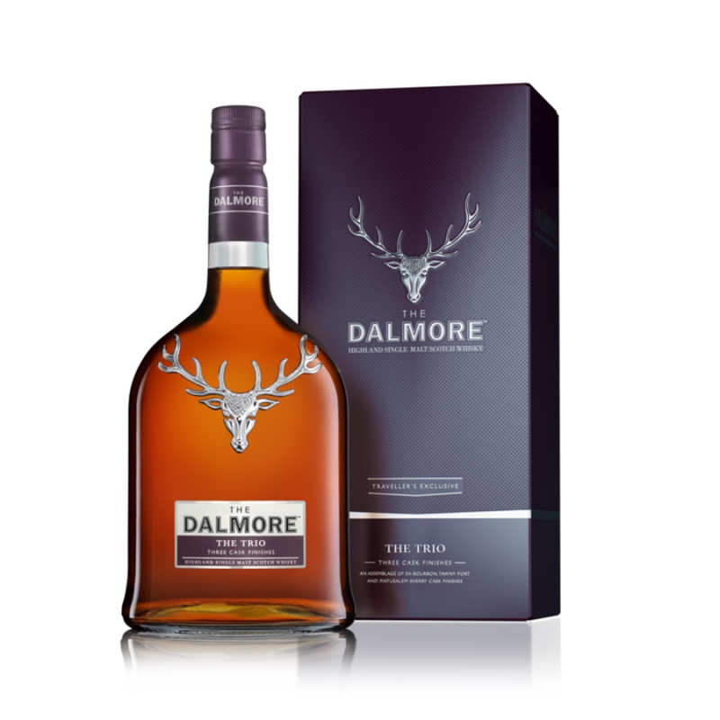 dalmore 达尔摩三重奏单一麦芽威士忌 1000ml_免税价格_免税课代表