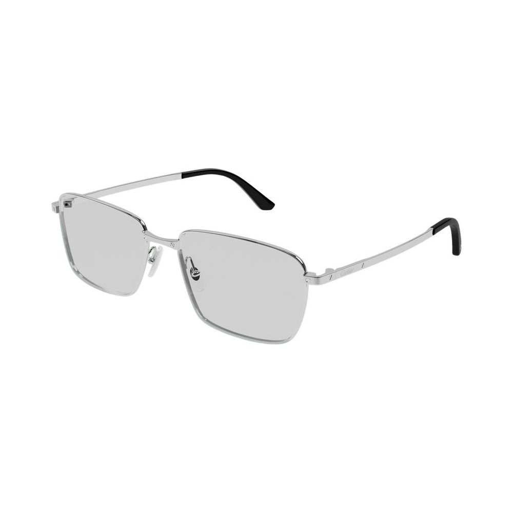 Cartier Sunglasses 卡地亚太阳镜 CT0320OA-002 太阳眼镜 透明；银色_免税价格_亿点免税