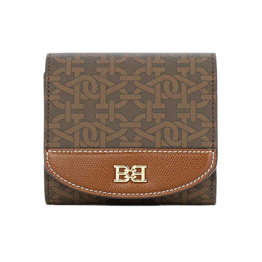 BALLY 巴利 B CHAIN系列女士钱夹 棕色