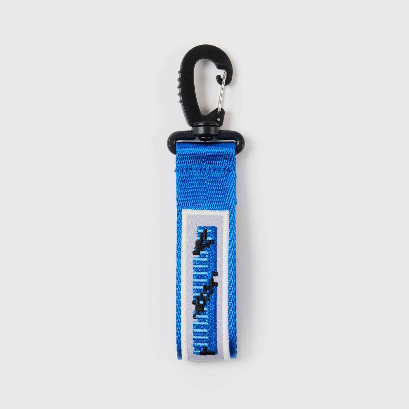 MAHANAKHON SKYWALK KEYCHAIN NYLON TAPE - BLUE_免税价格_亿点免税