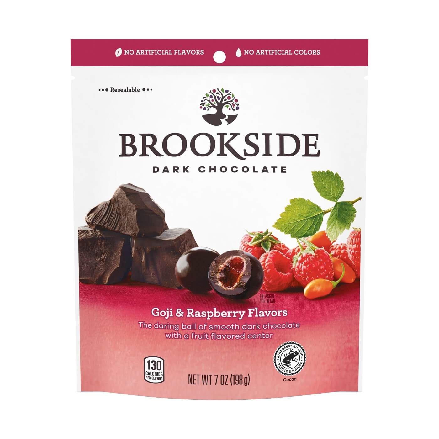 BROOKSIDE DARK RASPBERRY POUCH 198G_免税价格_亿点免税