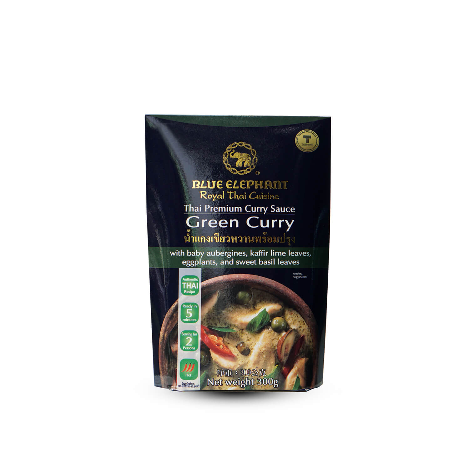 BLUE ELEPHANT Thai Premium Curry Sauce Green Curry 300g_免税价格_亿点免税