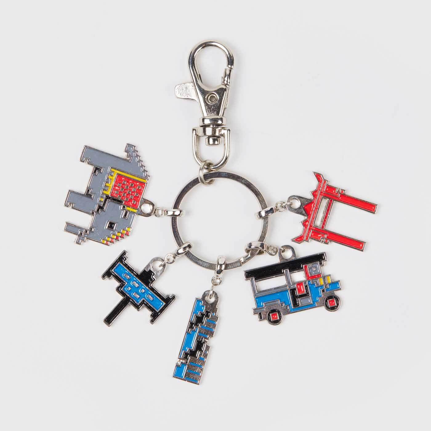 MAHANAKHON SKYWALK KEYCHAIN SKYWALK ICON - SILVER_免税价格_亿点免税