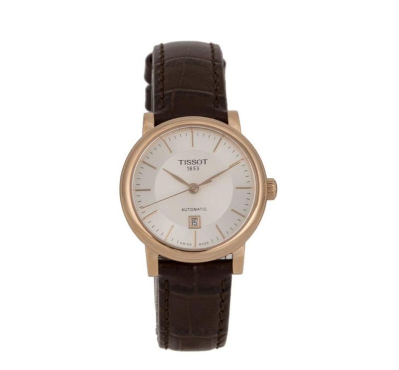 Tissot 天梭卡森系列女士自动机械表T1222073603100_免税价格_亿点免税