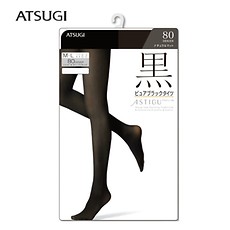 ATSUGI ATSUGI #黑色/M~L/ 防紫外线高弹力黑色丝袜 80D_免税价格_亿点免税