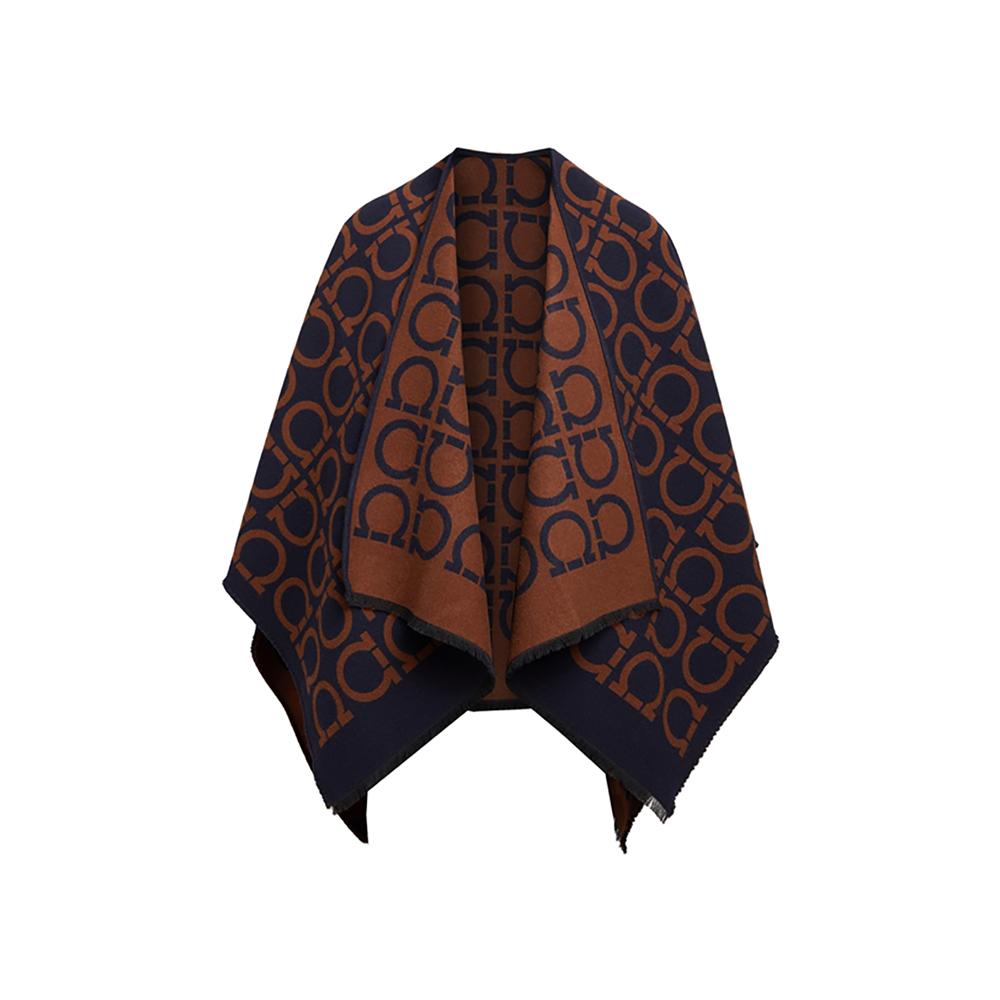 FERRAGAMO 菲拉格慕 女式披肩 棕色