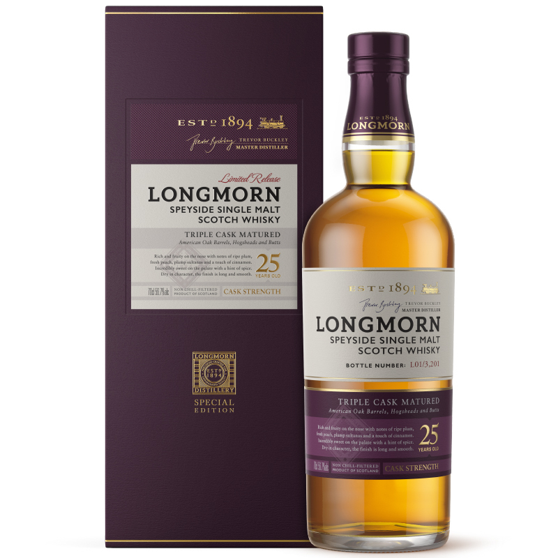 [高度酒]朗摩25年单一麦芽苏格兰威士忌 48% 0.7L_免税价格_亿点免税