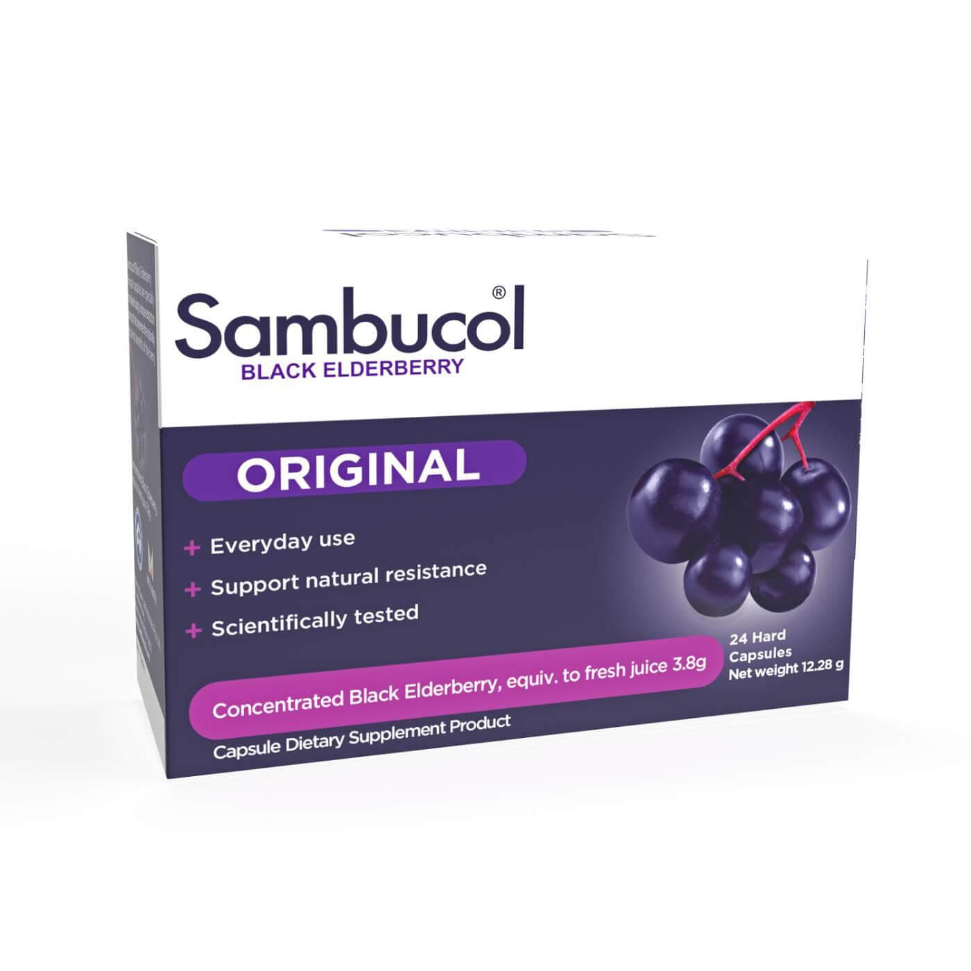 SAMBUCOL ELDERBERRY CAPSULE 24'S_免税价格_亿点免税